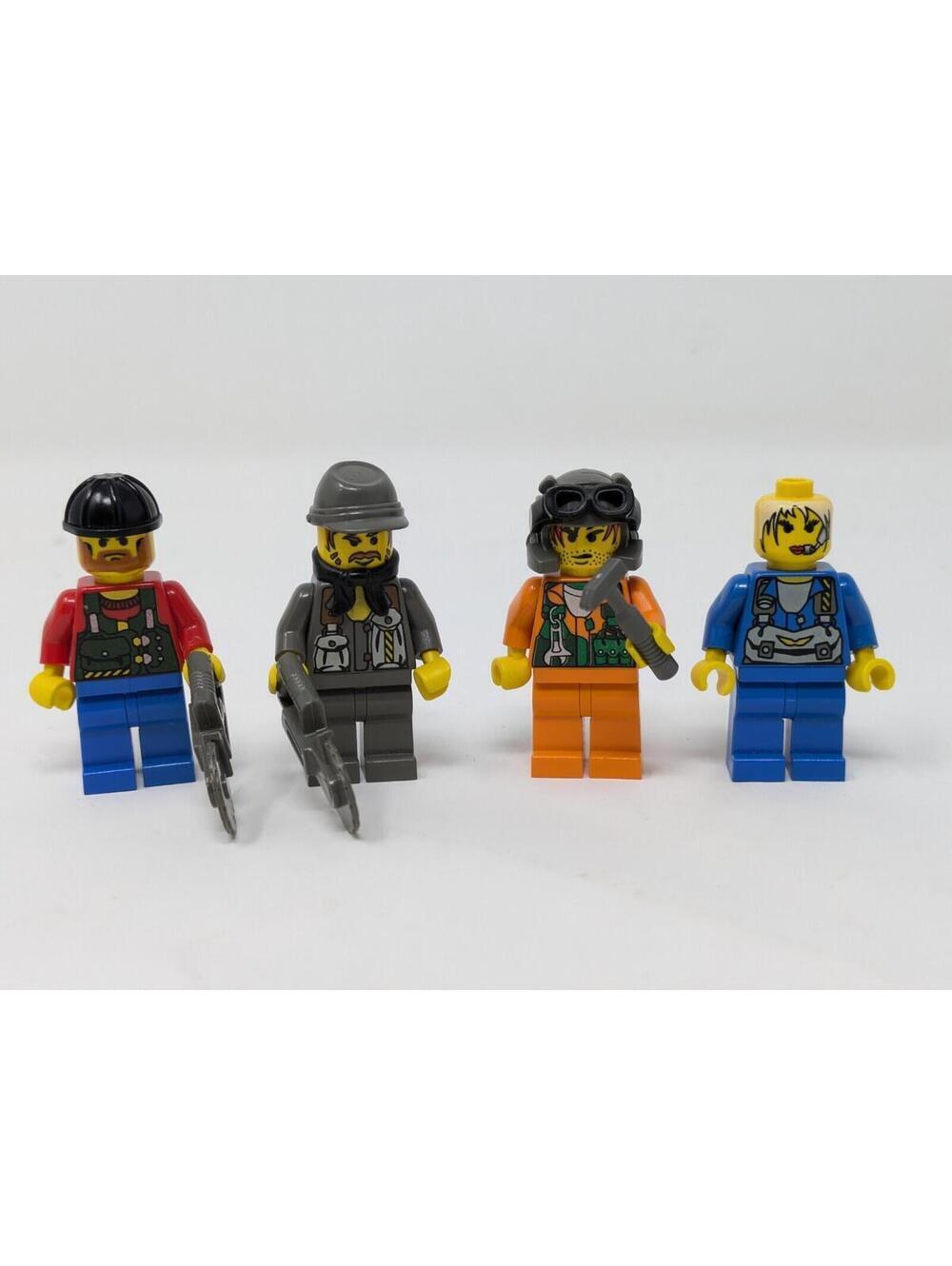 Lego Minifigure Rock Raider 4x Miner Minifigure Lot-Vintage